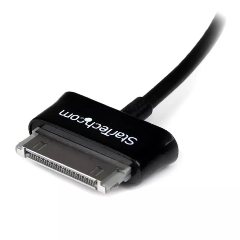 StarTech.com USB OTG Adapter Cable for Samsung Galaxy Tab, 0.1524 m, Samsung 30p, USB A, Black, Male, Female