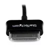 StarTech.com USB OTG Adapter Cable for Samsung Galaxy Tab, 0.1524 m, Samsung 30p, USB A, Black, Male, Female