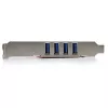 StarTech.com 4-Port PCI USB 3.0 Adapter Card with SATA/SP4 Power