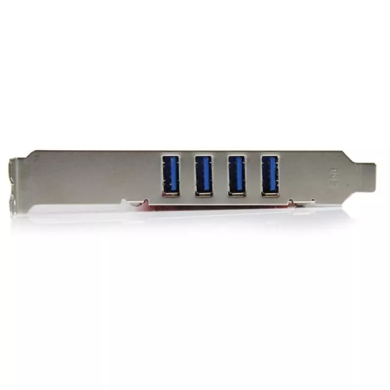 StarTech.com 4-Port PCI USB 3.0 Adapter Card with SATA/SP4 Power