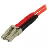 StarTech.com 1m Fiber Optic Cable - Multimode Duplex 50/125 - LSZH Fiber Jumper Cord - LC/ST