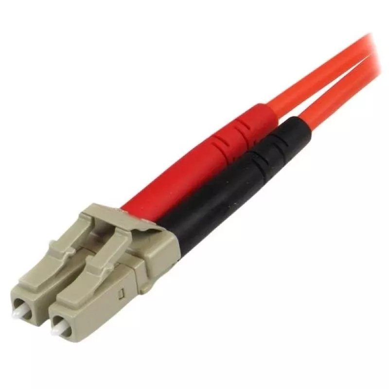 StarTech.com 5m Fiber Optic Cable - Multimode Duplex 50/125 - LSZH Fiber Jumper Cord - LC/ST