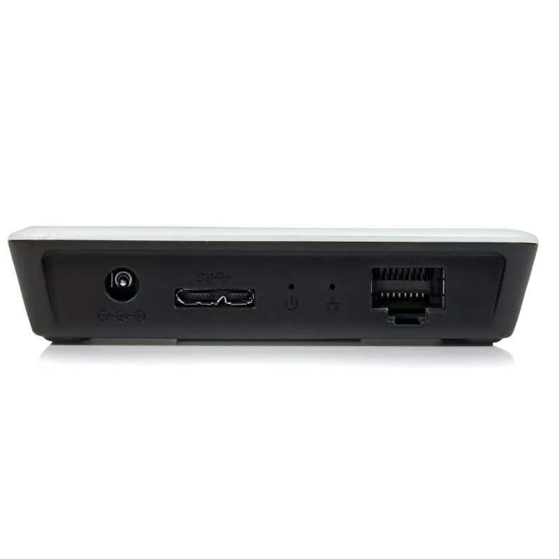 StarTech.com USB 3.0 to Gigabit Ethernet NIC Network Adapter with 3 Port Hub - White