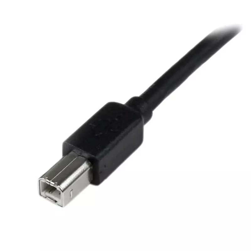 StarTech.com 65ft (20m) Active USB 2.0 A to B Cable, Long USB Cable, USB Printer Cable, 1x USB A (M), 1x USB B (M), Black