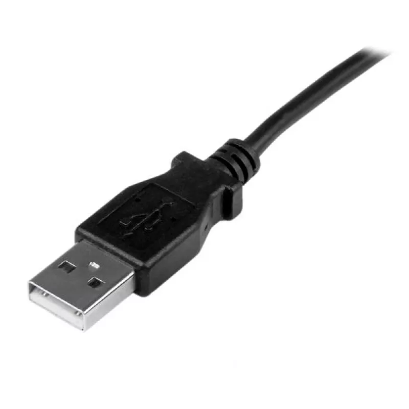 StarTech.com 1m Mini USB Cable - A to Up Angle Mini B, 1 m, USB A, Mini-USB B, USB 2.0, Male/Male, Black
