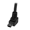 StarTech.com 1m Mini USB Cable - A to Up Angle Mini B, 1 m, USB A, Mini-USB B, USB 2.0, Male/Male, Black