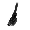 StarTech.com 2m Mini USB Cable - A to Down Angle Mini B, 2 m, USB A, Mini-USB B, USB 2.0, 0.48 Gbit/s, Black