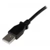 StarTech.com 1m USB 2.0 A to Right Angle B Cable - M/M, 1 m, USB A, USB B, USB 2.0, Male/Male, Black