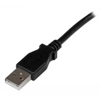 StarTech.com 1m USB 2.0 A to Right Angle B Cable - M/M, 1 m, USB A, USB B, USB 2.0, Male/Male, Black