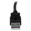 StarTech.com 1m USB 2.0 A to Right Angle B Cable - M/M, 1 m, USB A, USB B, USB 2.0, Male/Male, Black