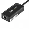 StarTech.com USB 3.0 to Gigabit Ethernet Adapter NIC w/ USB Port - Black