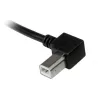 StarTech.com 1m USB 2.0 A to Left Angle B Cable - M/M, 1 m, USB A, USB B, USB 2.0, Male/Male, Black