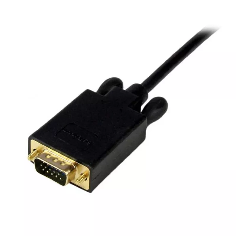 StarTech.com 10ft (3m) Mini DisplayPort to VGA Adapter Converter Cable – mDP to VGA 1920x1200 - Black