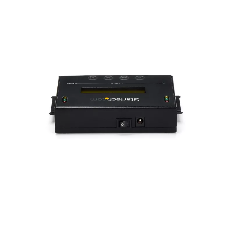 StarTech.com 1:1 Standalone Hard Drive Duplicator & Eraser, SATA HDD/SSD Disk Cloner & Eraser, LCD display, TAA Compliant, OS Independent