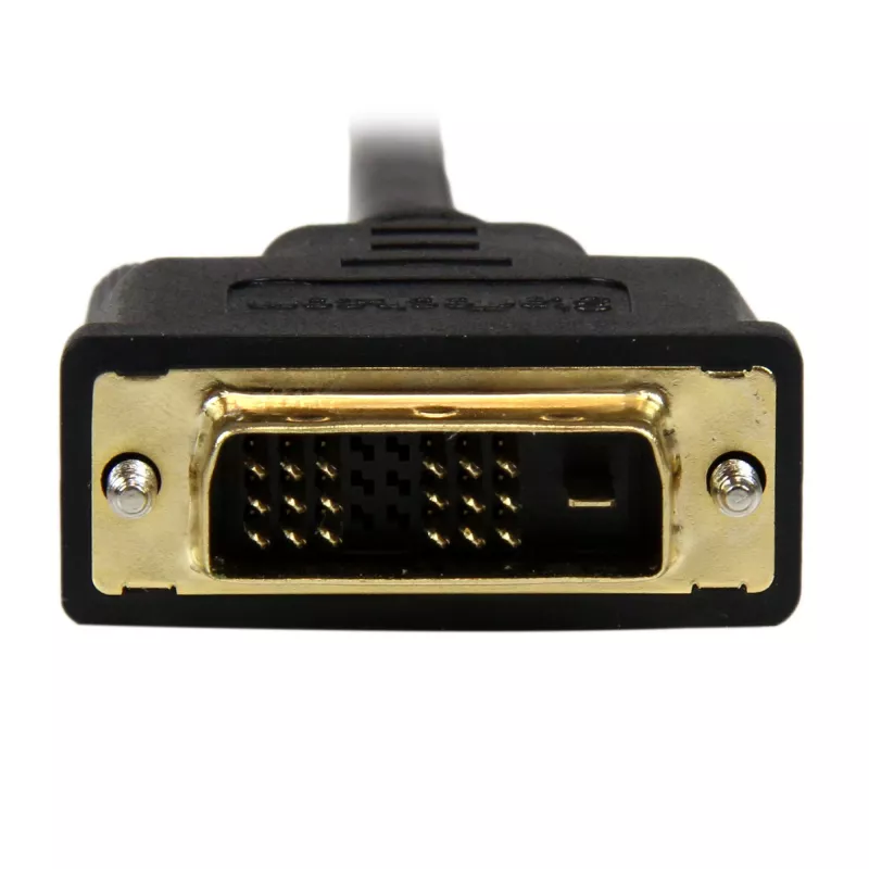 StarTech.com 2m (6.6 ft) Mini HDMI to DVI Cable - DVI-D to HDMI Cable (1920x1200p) - 19 Pin HDMI Mini Male to DVI-D Male - Digital Monitor Cable Adapter M/M - Mini HDMI to DVI Adapter