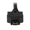 StarTech.com 6ft (2m) Micro HDMI to DVI Cable - Micro HDMI to DVI Adapter Cable - Micro HDMI Type-D Device to DVI-D Single Link Monitor/Display/Projector Video Converter Cord - Durable