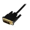 StarTech.com 6ft (2m) Micro HDMI to DVI Cable - Micro HDMI to DVI Adapter Cable - Micro HDMI Type-D Device to DVI-D Single Link Monitor/Display/Projector Video Converter Cord - Durable