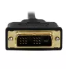 StarTech.com 6ft (2m) Micro HDMI to DVI Cable - Micro HDMI to DVI Adapter Cable - Micro HDMI Type-D Device to DVI-D Single Link Monitor/Display/Projector Video Converter Cord - Durable