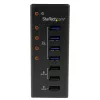 StarTech.com 4 Port USB 3.0 Hub plus 3 Dedicated USB Charging Ports (2 x 1A & 1 x 2A) - Wall Mountable Metal Enclosure~4 Port USB 3.0 Hub (5Gbps) plus 3 Dedicated USB Charging Ports (2 x 1A & 1 x 2A) - Wall Mountable Metal Enclosure
