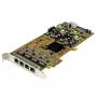 StarTech.com 4 Port Gigabit Power over Ethernet PCIe Network Card - PSE / PoE PCI Express NIC - TAA