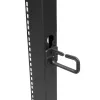 StarTech.com 4-Post 42U Mobile Open Frame Server Rack, Four Post 19 inch Network Rack with Wheels, Rolling Rack with Adjustable Depth for Computer/AV/Data/IT Equipment - Casters, Leveling Feet or Floor Mounting