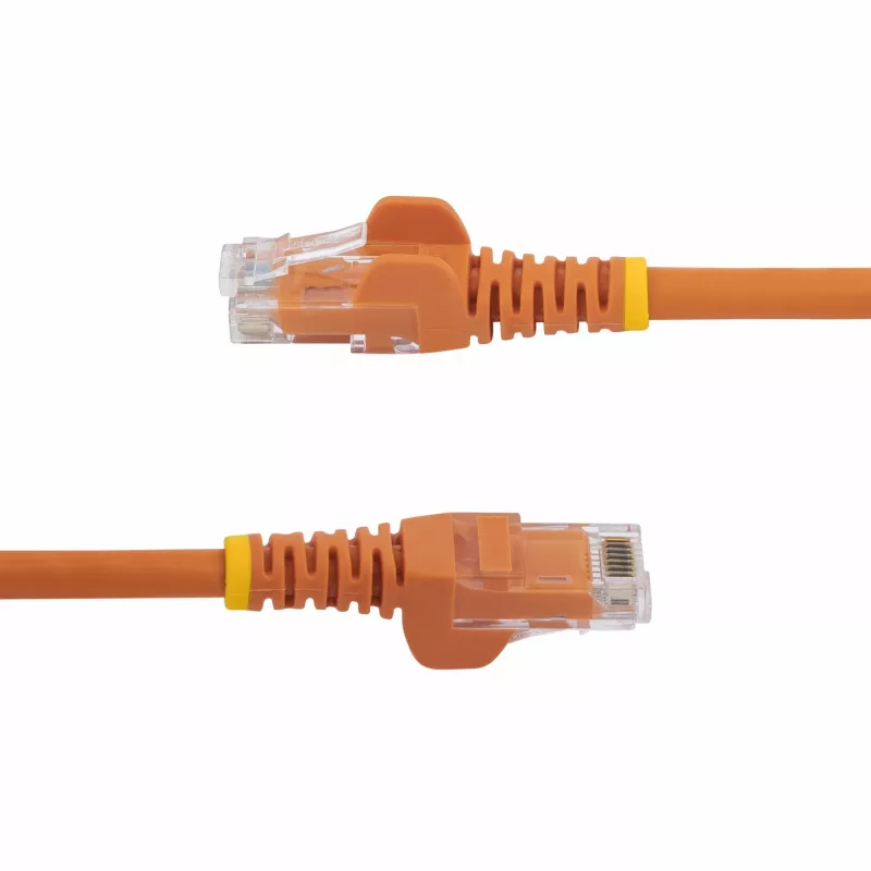 StarTech.com 3m CAT6 Ethernet Cable - Orange CAT 6 Gigabit Ethernet Wire -250MHz 100W PoE RJ45 UTP Network/Patch Cord Snagless w/Strain Relief Individually Tested