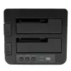 StarTech.com Dual Bay Hard Drive Duplicator, Standalone USB 3.0 (5 Gbps) / eSATA to 2.5/3.5 inch SATA III HDD/SSD Cloner/Copier, Hard Drive Docking Station, Hard Disk Cloner
