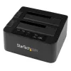 StarTech.com Dual Bay Hard Drive Duplicator, Standalone USB 3.0 (5 Gbps) / eSATA to 2.5/3.5 inch SATA III HDD/SSD Cloner/Copier, Hard Drive Docking Station, Hard Disk Cloner