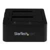StarTech.com Dual-Bay USB 3.0 / eSATA to SATA Hard Drive Docking Station, USB Hard Drive Dock, External 2.5/3.5 inch SATA I/II/III SSD/HDD Docking Station, Hot-Swap Hard Drive Bays, Top-Loading