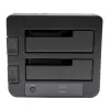 StarTech.com Dual-Bay USB 3.0 / eSATA to SATA Hard Drive Docking Station, USB Hard Drive Dock, External 2.5/3.5 inch SATA I/II/III SSD/HDD Docking Station, Hot-Swap Hard Drive Bays, Top-Loading