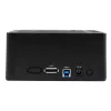 StarTech.com Dual-Bay USB 3.0 / eSATA to SATA Hard Drive Docking Station, USB Hard Drive Dock, External 2.5/3.5 inch SATA I/II/III SSD/HDD Docking Station, Hot-Swap Hard Drive Bays, Top-Loading