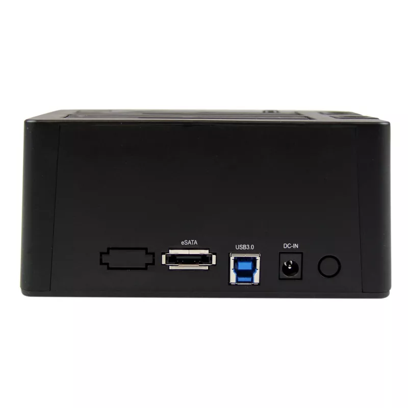 StarTech.com Dual-Bay USB 3.0 / eSATA to SATA Hard Drive Docking Station, USB Hard Drive Dock, External 2.5/3.5 inch SATA I/II/III SSD/HDD Docking Station, Hot-Swap Hard Drive Bays, Top-Loading