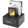 StarTech.com Dual-Bay USB 3.0 / eSATA to SATA Hard Drive Docking Station, USB Hard Drive Dock, External 2.5/3.5 inch SATA I/II/III SSD/HDD Docking Station, Hot-Swap Hard Drive Bays, Top-Loading