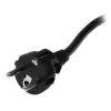 StarTech.com 2m (6ft) Computer Power Cord, 16AWG, EU Schuko to C19, 16A 250V, Black Replacement AC Power Cord, Printer Power Cord, PC Power Supply Cable, Monitor Power Cable - UL Listed