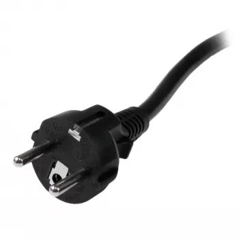 StarTech.com 2m (6ft) Computer Power Cord, 16AWG, EU Schuko to C19, 16A 250V, Black Replacement AC Power Cord, Printer Power Cord, PC Power Supply Cable, Monitor Power Cable - UL Listed