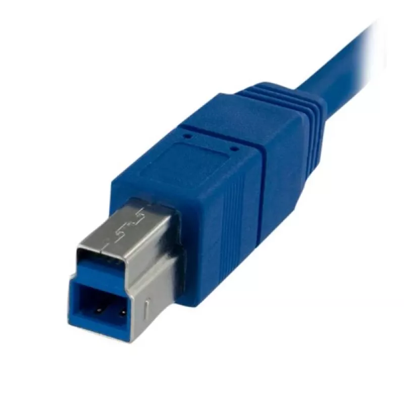 StarTech.com 1m SuperSpeed USB 3.0 Cable A to B - M/M, 1 m, USB A, USB B, USB 3.2 Gen 1 (3.1 Gen 1), Male/Male, Blue