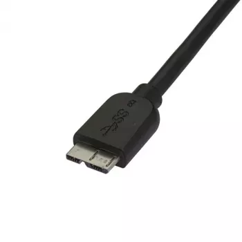 StarTech.com Slim Micro USB 3.0 Cable - M/M - 0.5m (20in), 0.5 m, USB A, Micro-USB B, USB 3.2 Gen 1 (3.1 Gen 1), Male/Male, Black