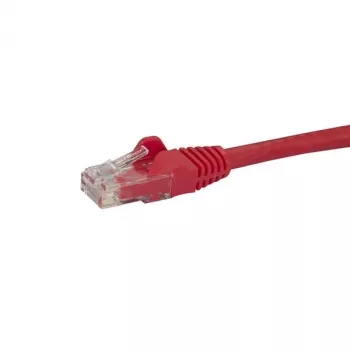 StarTech.com 2m CAT6 Ethernet Cable - Red CAT 6 Gigabit Ethernet Wire -250MHz 100W PoE RJ45 UTP Network/Patch Cord Snagless w/Strain Relief Individually Tested