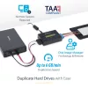StarTech.com 1:1 Standalone Hard Drive Duplicator with Disk Image Manager For Backup and Restore, Store Several Disk Images on one 2.5/3.5 inch SATA Drive, HDD/SSD Cloner, No PC Required
