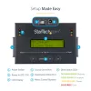StarTech.com 1:1 Standalone Hard Drive Duplicator with Disk Image Manager For Backup and Restore, Store Several Disk Images on one 2.5/3.5 inch SATA Drive, HDD/SSD Cloner, No PC Required