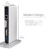 StarTech.com Dual-Monitor USB 3.0 Docking Station with DVI and Vertical Stand