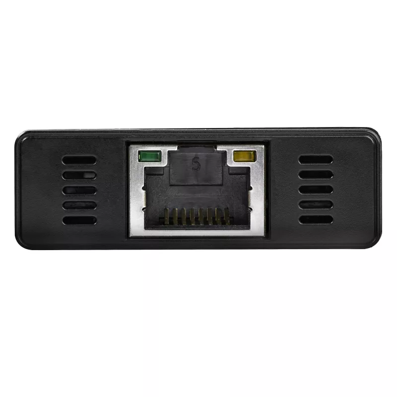 StarTech.com 3-Port Portable USB 3.0 Hub plus Gigabit Ethernet - Aluminum with Built-in Cable~3-Port Portable USB 3.0 Hub plus Gigabit Ethernet - 5Gbps - Aluminum with Built-in Cable