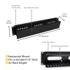 StarTech.com Horizontal 2U Server Rack Cable Management Finger Duct w/ Cover - 19 inch Network Rack Wire Duct Raceway Panel - Slotted Wire Duct