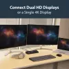 StarTech.com USB 3.0 Docking Station Dual Monitor with HDMI & 4K DisplayPort - USB 3.0 to 4x USB-A, Ethernet, HDMI and DP - USB Type A Universal Laptop Docking Station for Mac & Windows