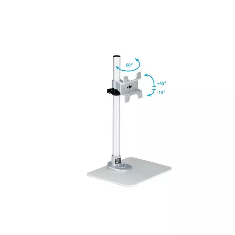 StarTech.com Single Monitor Stand - Adjustable - Steel - Silver