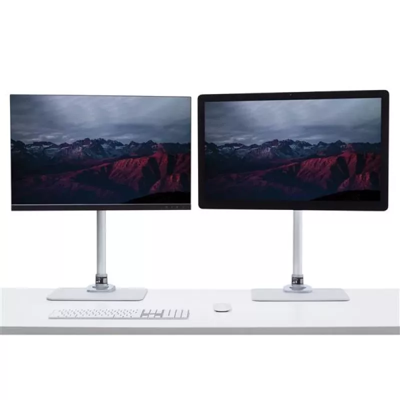 StarTech.com Single Monitor Stand - Adjustable - Steel - Silver