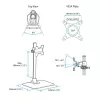 StarTech.com Single Monitor Stand - Adjustable - Steel - Silver