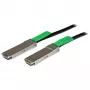 StarTech.com MSA Compliant QSFP+ Direct-Attach Twinax Cable - 2 m (6.6 ft)~MSA Uncoded Compatible 2m 40G QSFP+ to QSFP+ Direct Attach Breakout Cable Twinax - 40 GbE QSFP+ Copper DAC 40 Gbps Low Power Passive Transceiver Module DAC