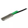 StarTech.com MSA Compliant QSFP+ Direct-Attach Twinax Cable - 2 m (6.6 ft)~MSA Uncoded Compatible 2m 40G QSFP+ to QSFP+ Direct Attach Breakout Cable Twinax - 40 GbE QSFP+ Copper DAC 40 Gbps Low Power Passive Transceiver Module DAC