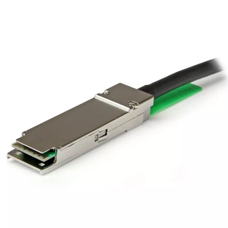 StarTech.com MSA Compliant QSFP+ Direct-Attach Twinax Cable - 2 m (6.6 ft)~MSA Uncoded Compatible 2m 40G QSFP+ to QSFP+ Direct Attach Breakout Cable Twinax - 40 GbE QSFP+ Copper DAC 40 Gbps Low Power Passive Transceiver Module DAC